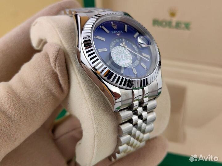 Часы мужские Rolex sky dweller blue