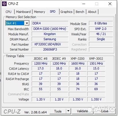 Оперативная память Kingston fury 16 гб ddr4