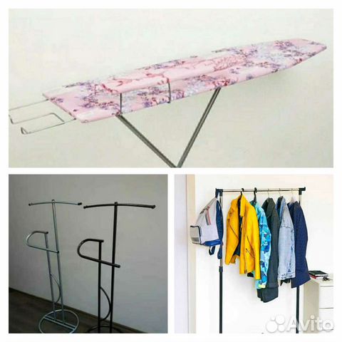 Гладильная доска вешалка костюмная напольная