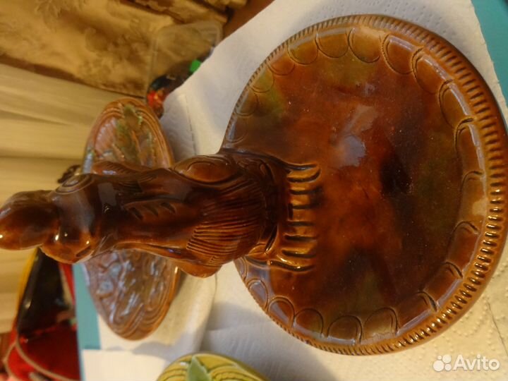 Пепельница петух тарелки зик