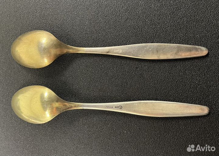 Чайная ложка мельхиор мнц