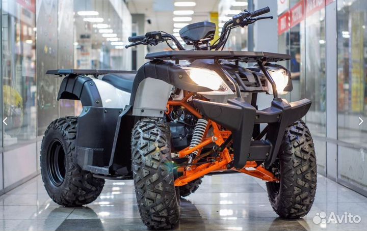 Квадроцикл Kayo Bull-3C черно-белый