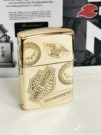 Зажигалка Zippo Armor Harley Shell