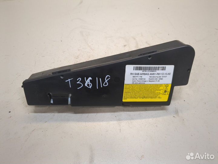 Подушка безопасности в сиденье Ford Focus 3, 2013