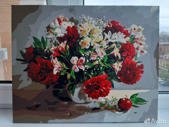 Картина акрилом на холсте с подрамником