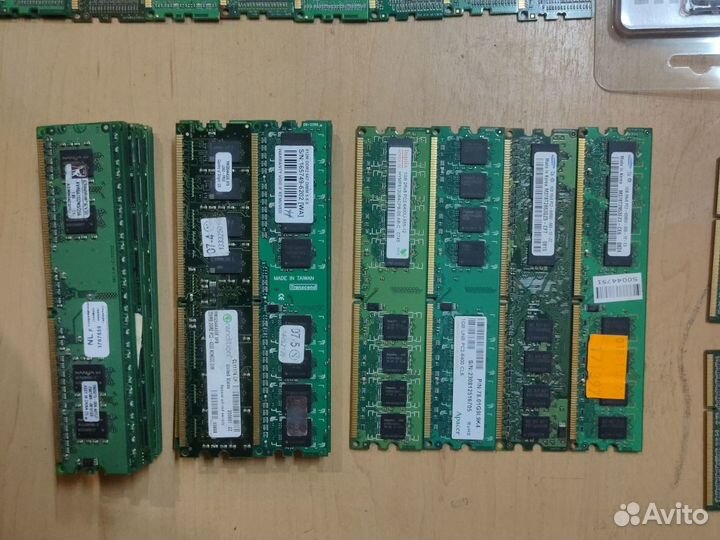 Память dimm, DDR3, DDR2