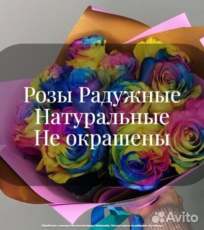 Роза Радуга 25 51 201 Москва