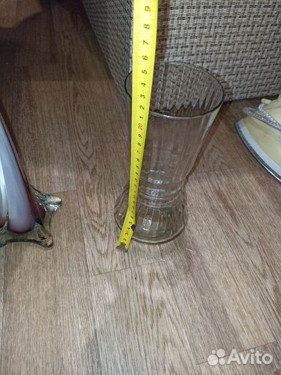 Ваза для цветов цветное стекло