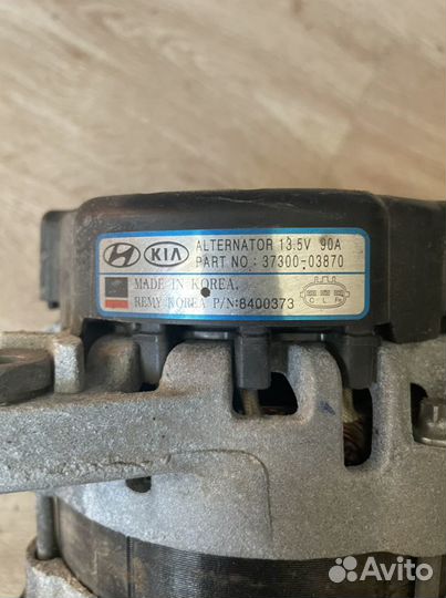 Генератор 1,4 Hyundai Solaris 2, Kia Rio 4