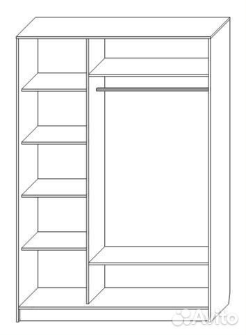 Шкаф-купе 140см
