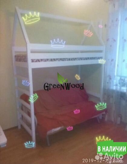 Кровать чердак