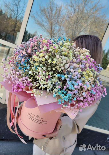 Букеты и композиции из гипсофилы