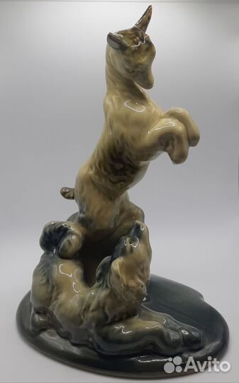 Статуэтка Дружба (козленок и щенок)