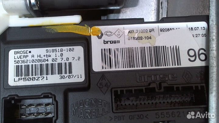 Стеклоподъемник электрический Renault Latitude, 20