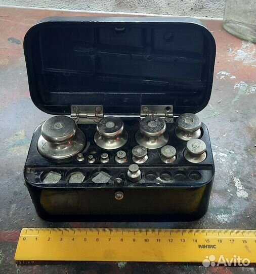 Набор гирь г-4 111 10 СССР гирьки для весов ГОСТ