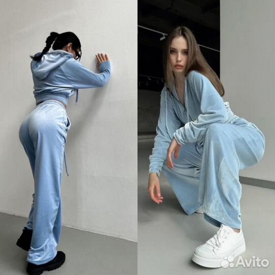 Костюм двойка велюр 42-48р