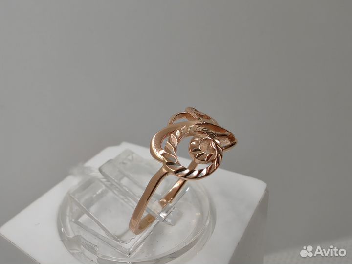 Кольцо без камня (Au 585)(ярм)