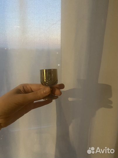 Винтаж рюмки с позолотой