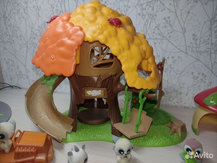 Домик с лифтом, лодка, дом, большой набор игрушек