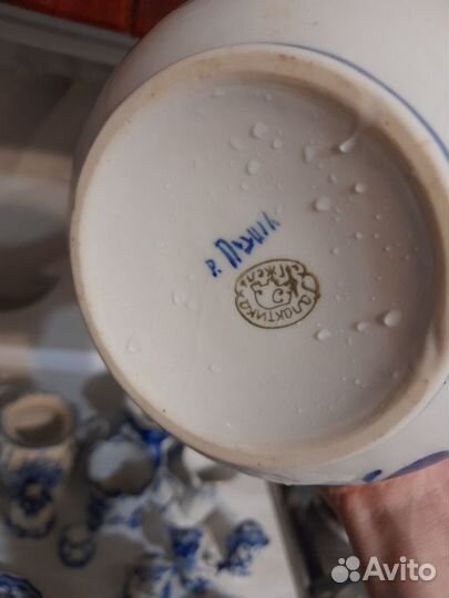 Фарфоровая посуда гжель
