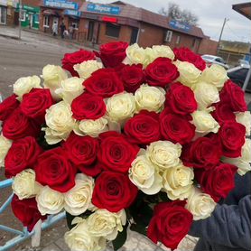 Букет из 51 розы Володарский посёлок