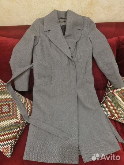 Пальто женское демисезонное 42 44 серое