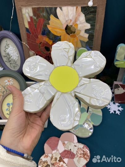 Мк подставка под горячее мозаика Тренкадис