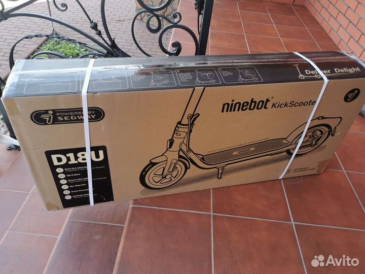 Электросамокат Ninebot Kickscooter D18U новый