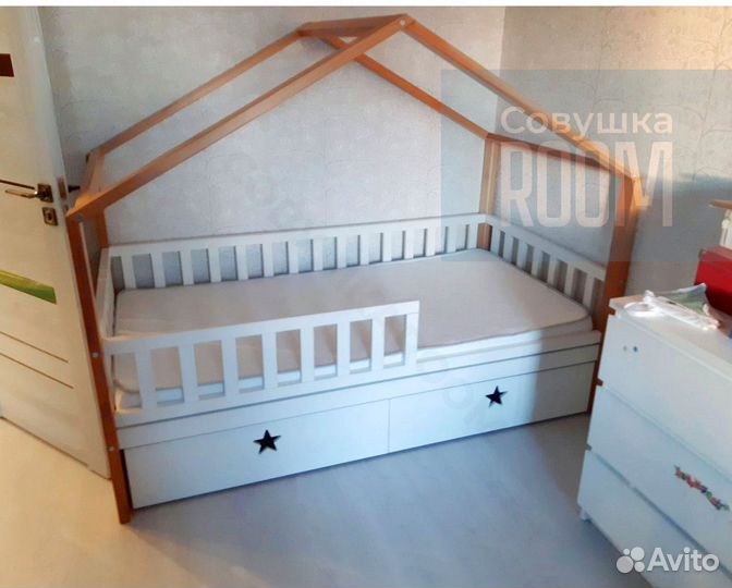 Новая детская кровать домик