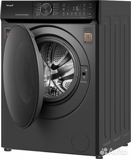 Стиральная машина weissgauff WM 59411 Direct Drive Inverter Steam Deep Grey