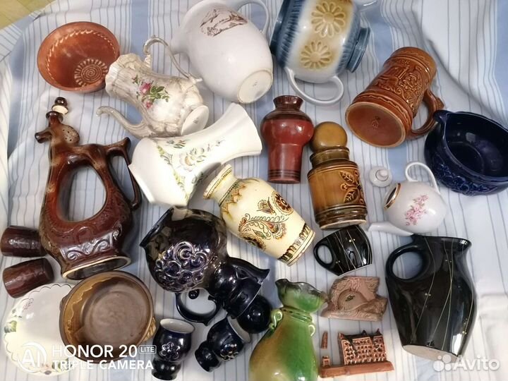 Кувшины, вазы, посуда, чайники
