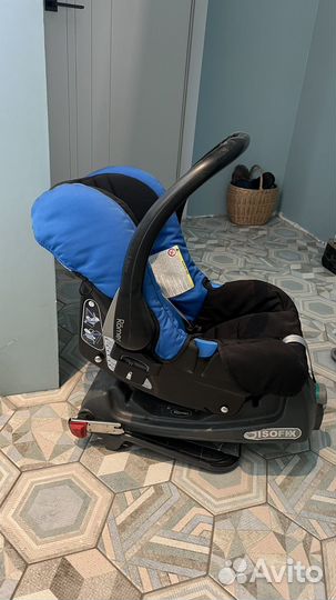 Автолюлька britax romer с базой isofix