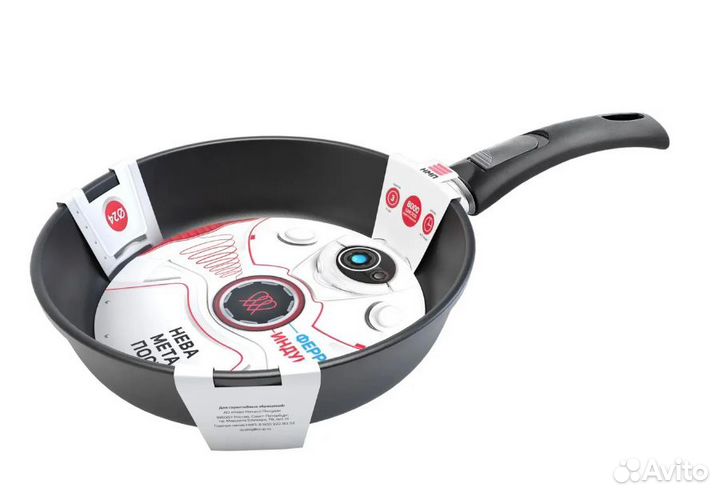 Сковорода нмп Ферра Индукция 59024 круглая 24см