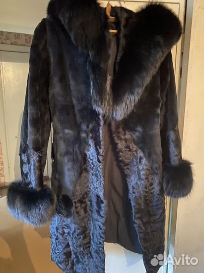 Шуба из стриженного кролика
