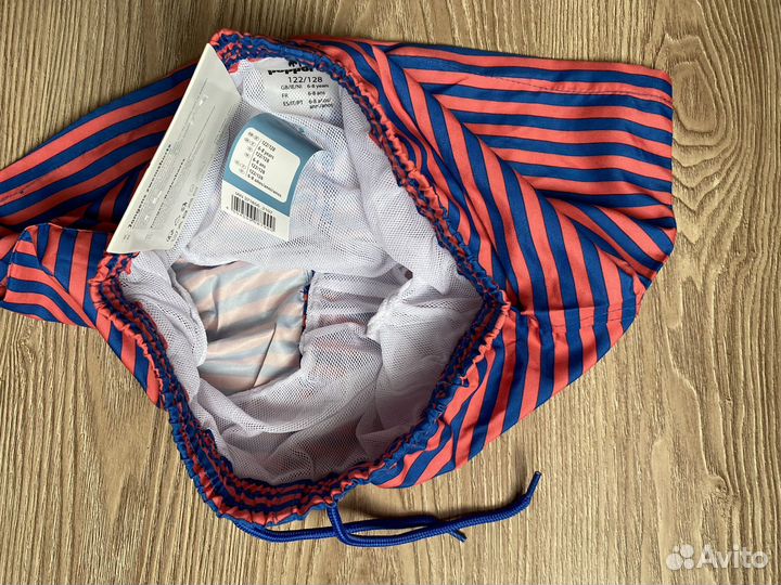 Шорты для плавания пляжные новые 122/128