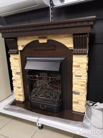 Электрокамин Dublin мдф + сланец