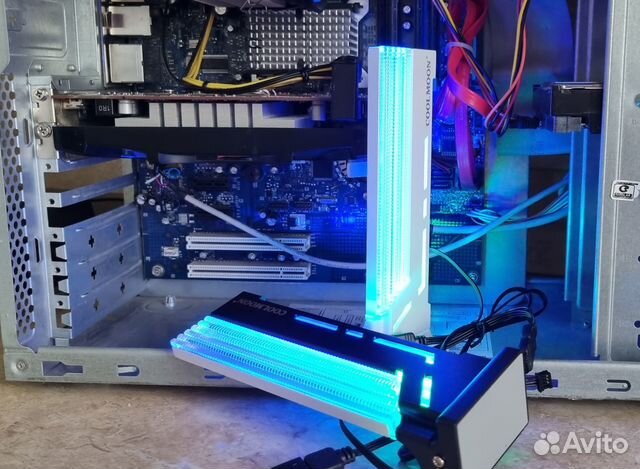 Argb подставка видеокарты вертикальная