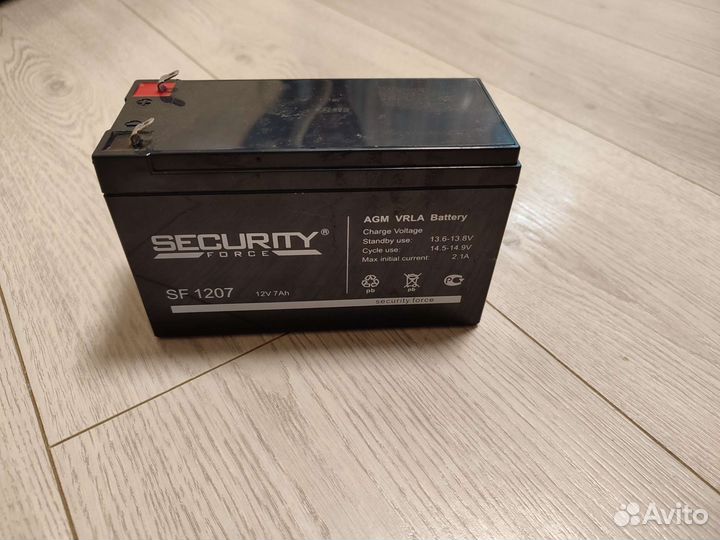 Аккумулятор 12v 7ah