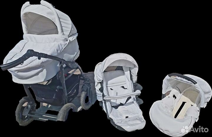 Коляска 3 в 1 kaps neo x3