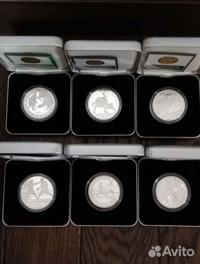 Монеты Казахстана из серии Спорт