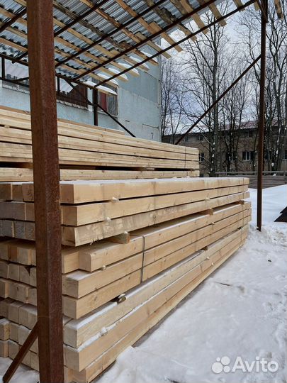 Доска обрезная 40х150х6000мм от производителя