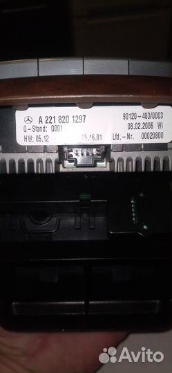 Блок управления климат-контролем Mercedes-Benz 221