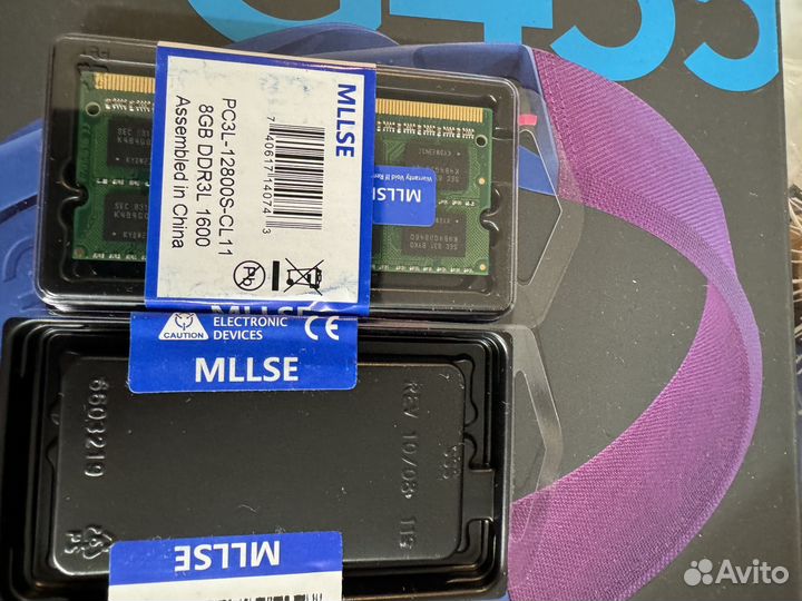 Оперативная память DDR3L 8gb so-dimm