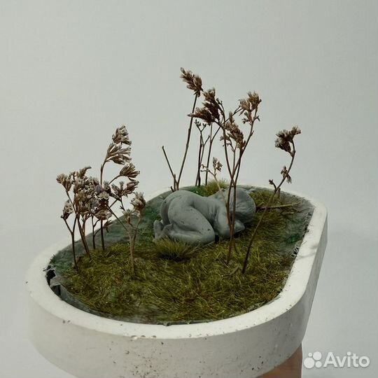 Диорама ребенок войны ручная работа абстракция