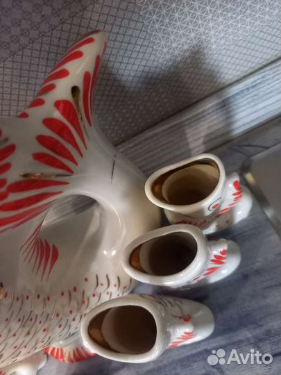 Коньячный набор рыбки СССР