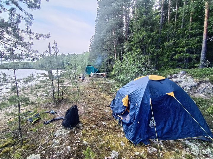 Кемпинг, рыбалка, Карелия
