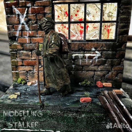 Диорамы модели по играм сталкер metro2033 и тд