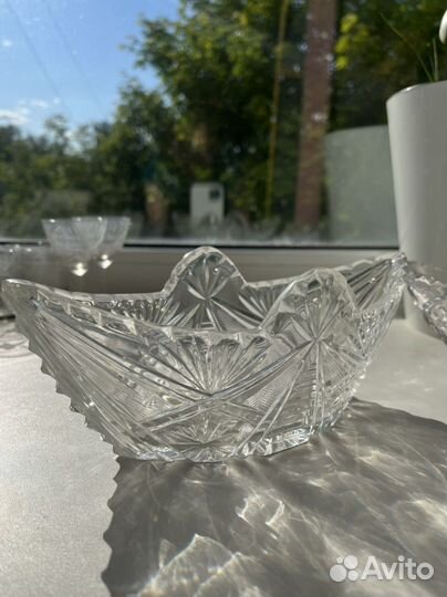 Хрусталь салатники среднего размера СССР