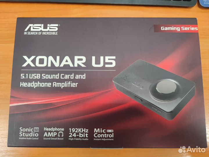 Звуковая карта усилитель наушников Asus Xonar U5