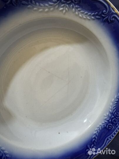 Тарелки суповые глубокие СССР cobalt кобальт